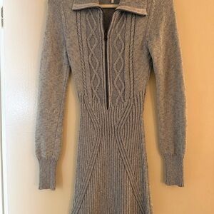 Free People blue Knit Sweater Dress